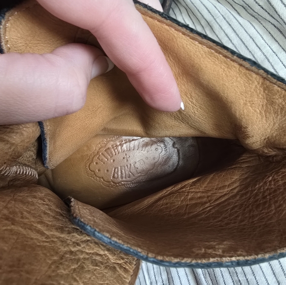 Fiorentini Baker Gray Green Suede Ankle Boots Strappy Womens EUR 38 US 8 Italian - Picture 7 of 7